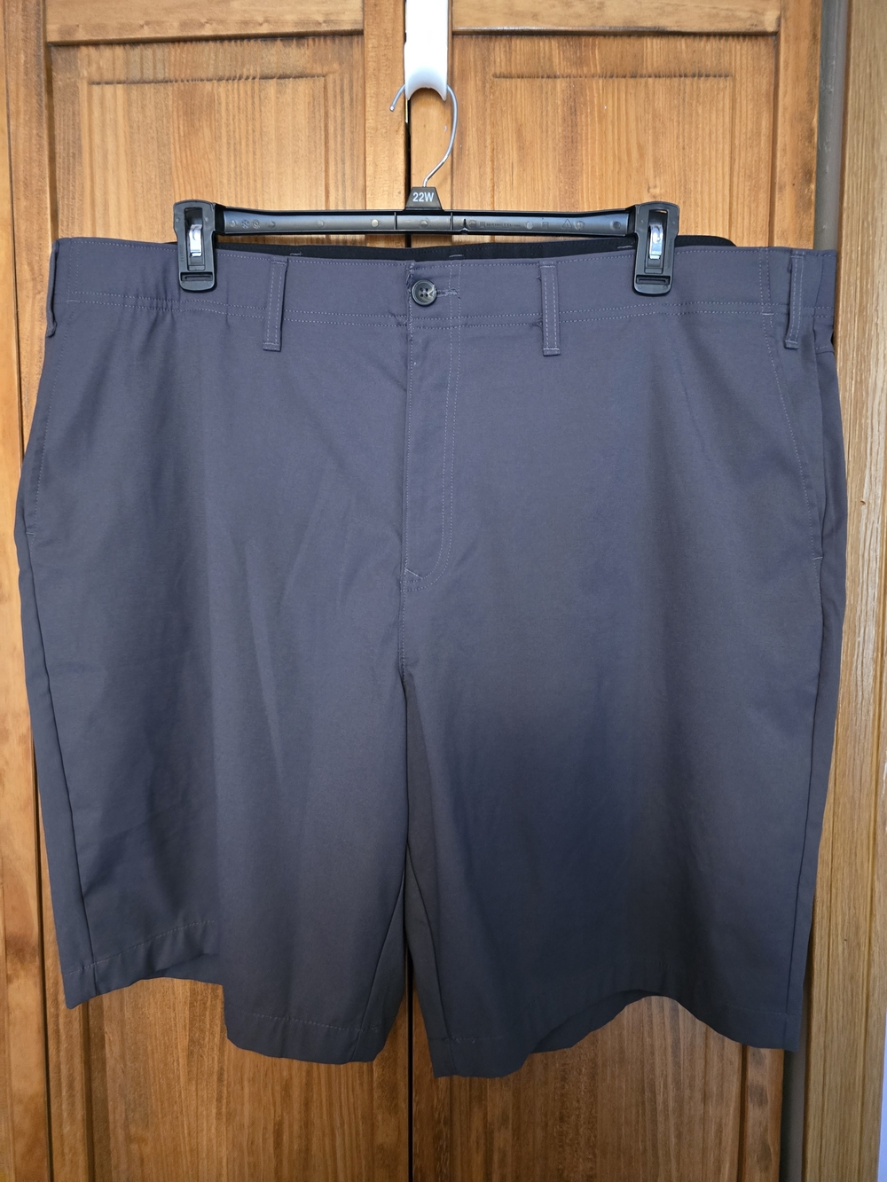 The Foundry Supply Co. Men's Flat Front Shorts - Charcoal Gray